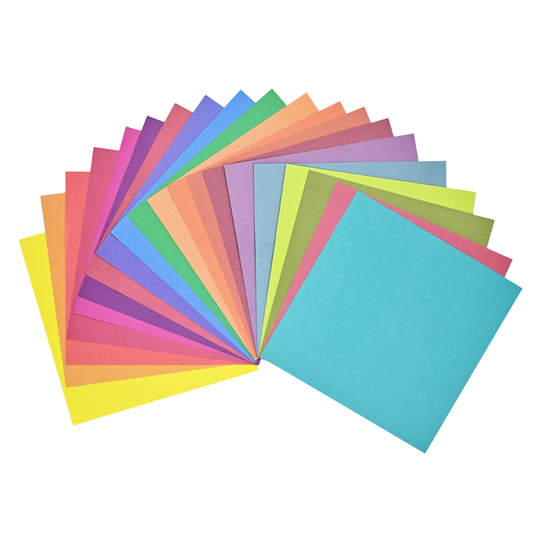 Origami Paper Washi 20 Vivid Colours (500 Sheets)