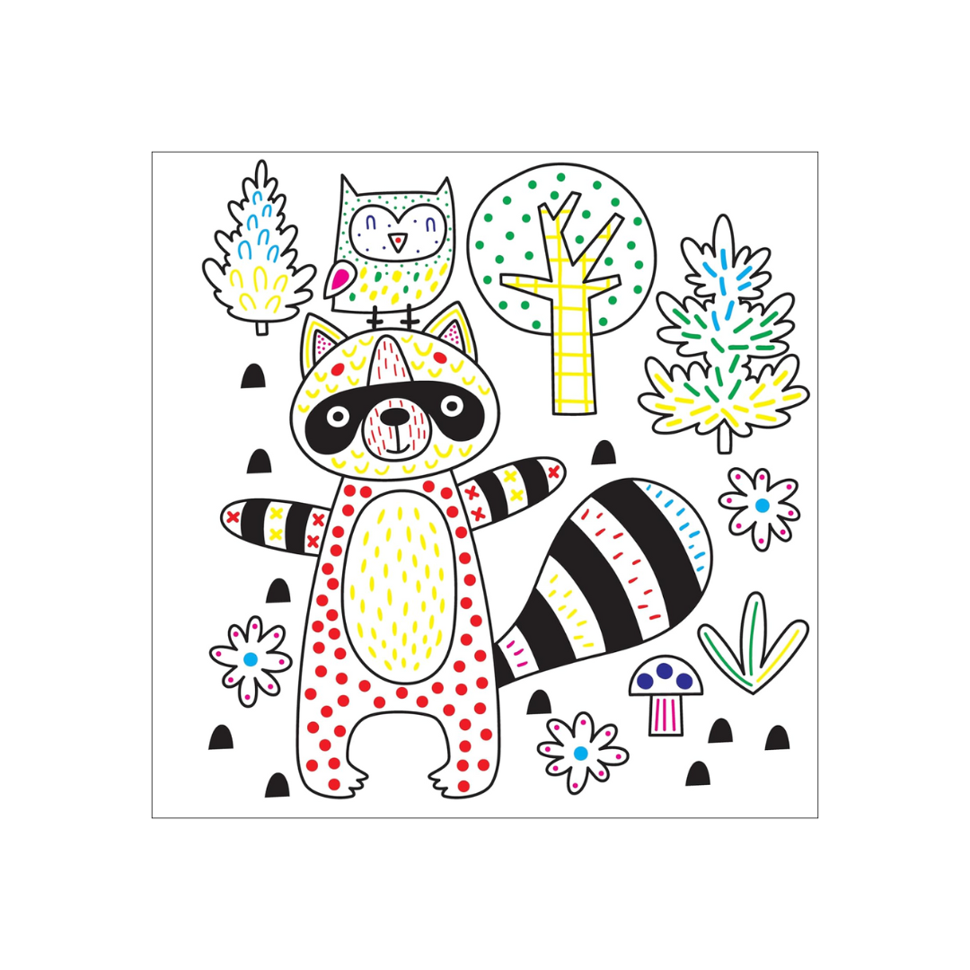 "Paint Magic with Water: Forest" Colouring Book