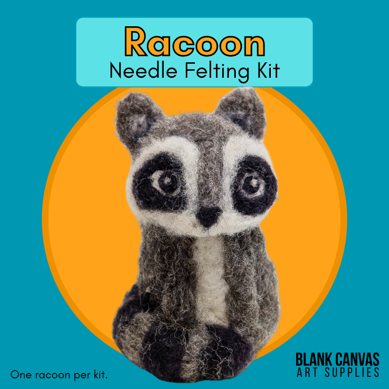 🇨🇦 BCAS Needle Felting Kit - Racoon
