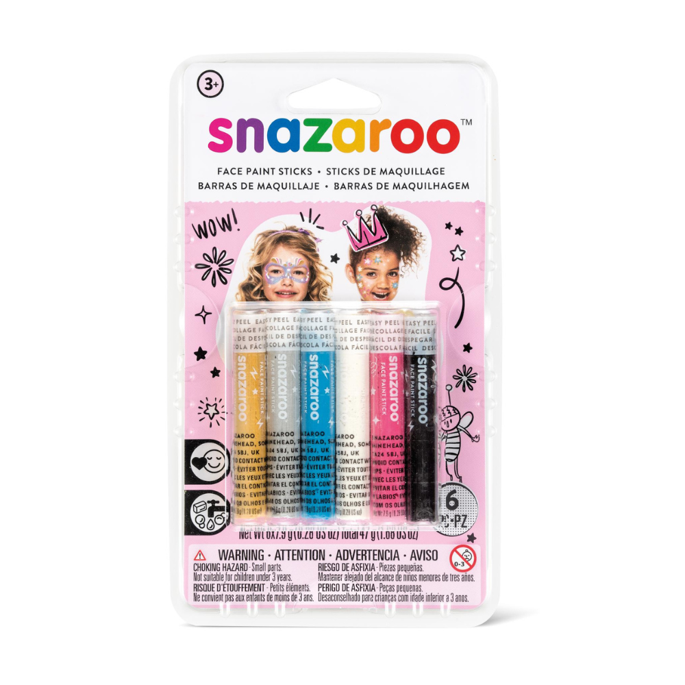 Snazaroo Face Paint Sticks - Fantasy Pack of 6