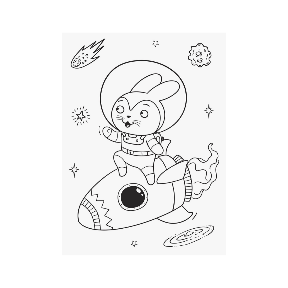 Kids Colouring Book "Solar System"