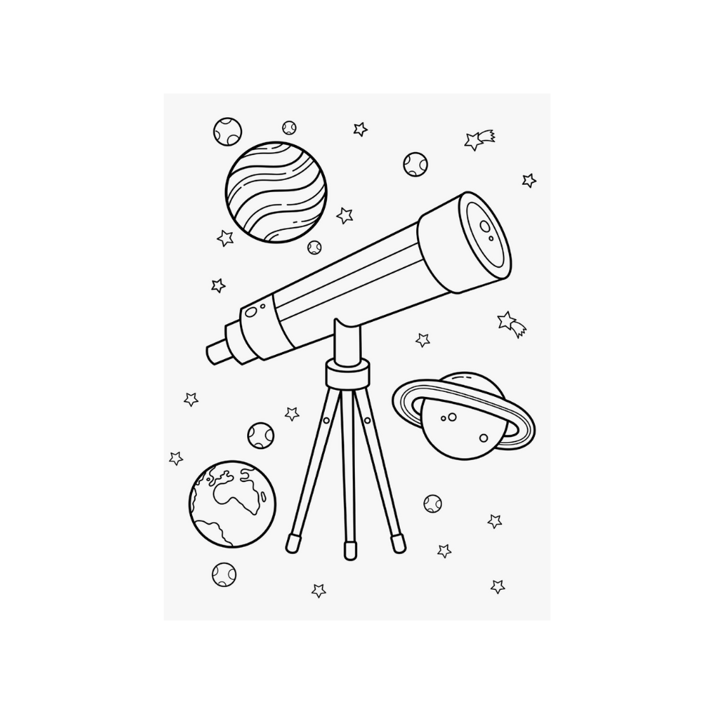 Kids Colouring Book "Solar System"