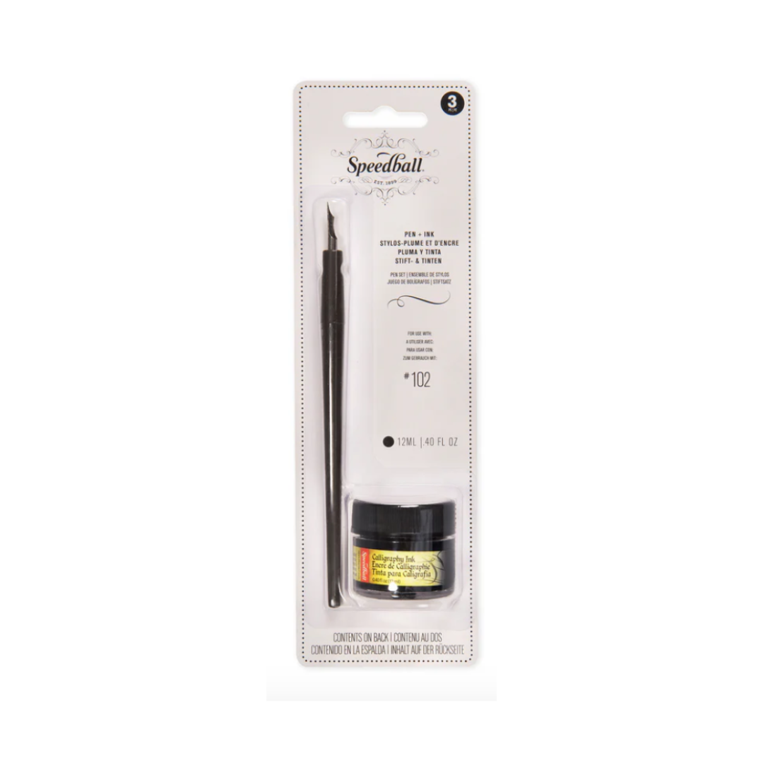 Speedball Pen & Ink Set (3 Piece)