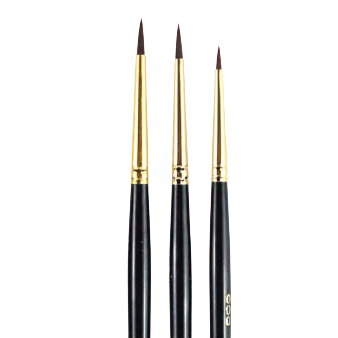 HJ Series 697 Interlon Nylon Hair Spotter Brush SH