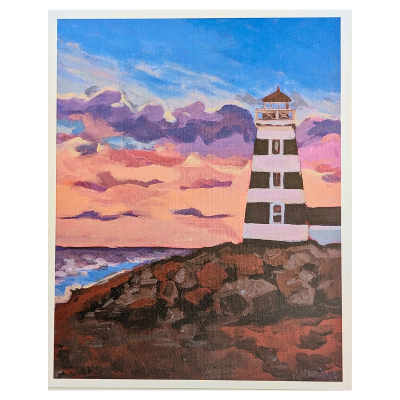 "West Point Lighthouse" 8x10" Print by Jenn Jennings
