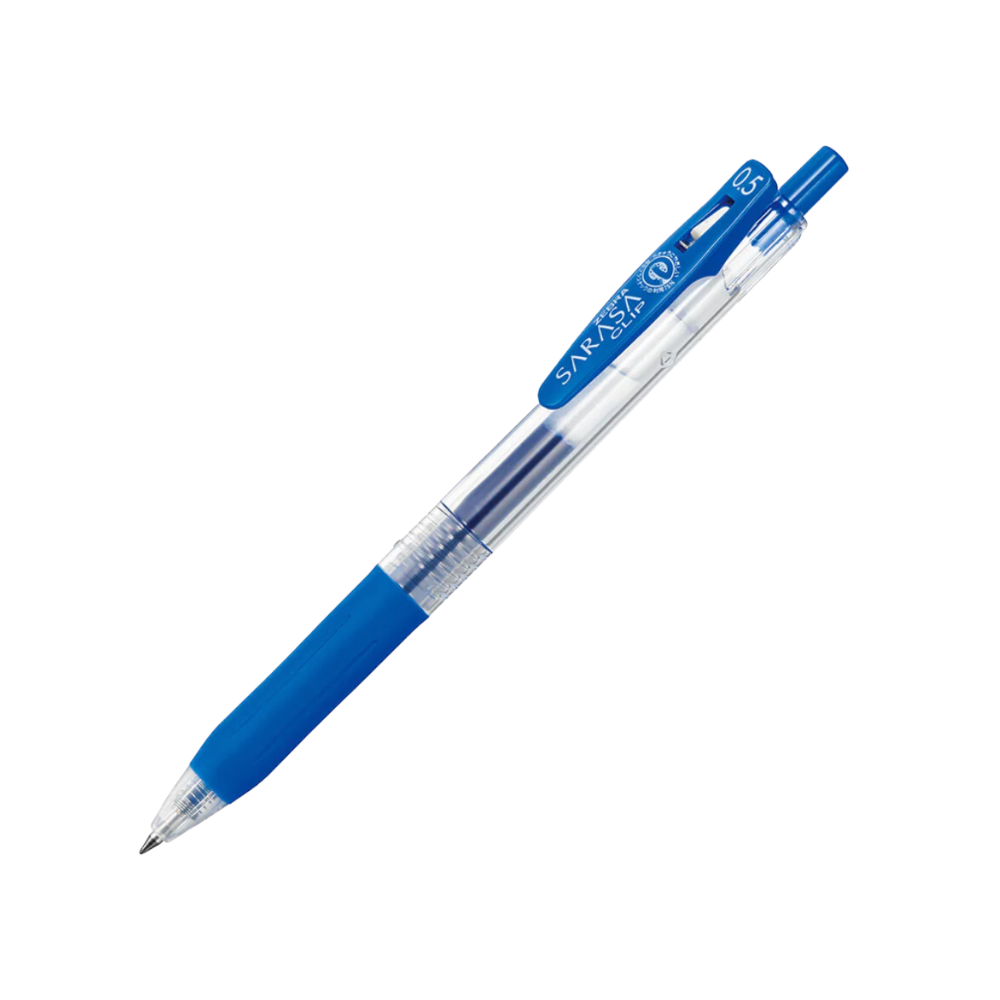 Zebra Sarasa Clip Gel Pens - Fine 0.5mm