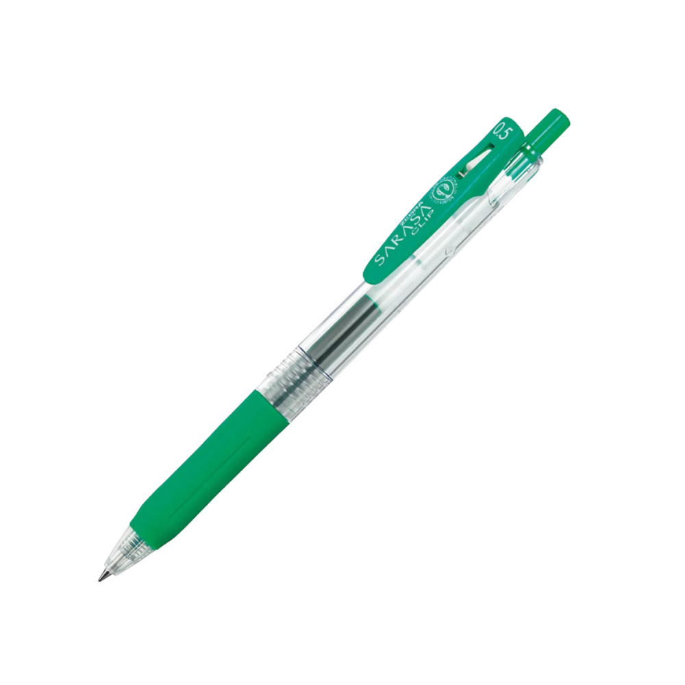 Zebra Sarasa Clip Gel Pens - Fine 0.5mm