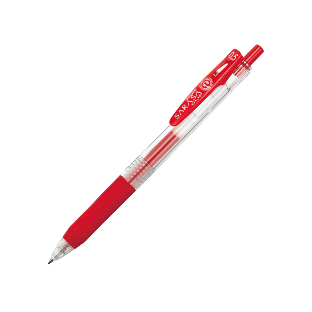 Zebra Sarasa Clip Gel Pens - Fine 0.5mm