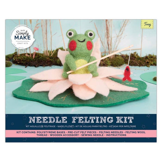 Needle Felting Kit "Frog Set"