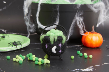 Needle Felting Kit "Halloween Cauldron"