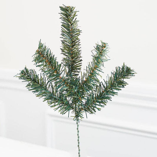 19" Artificial Canadian Pine Branch