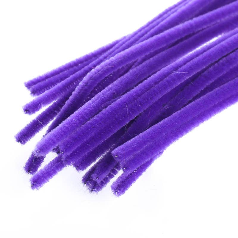 12" Pipe Cleaner Chenille Stems (Packs of 25)