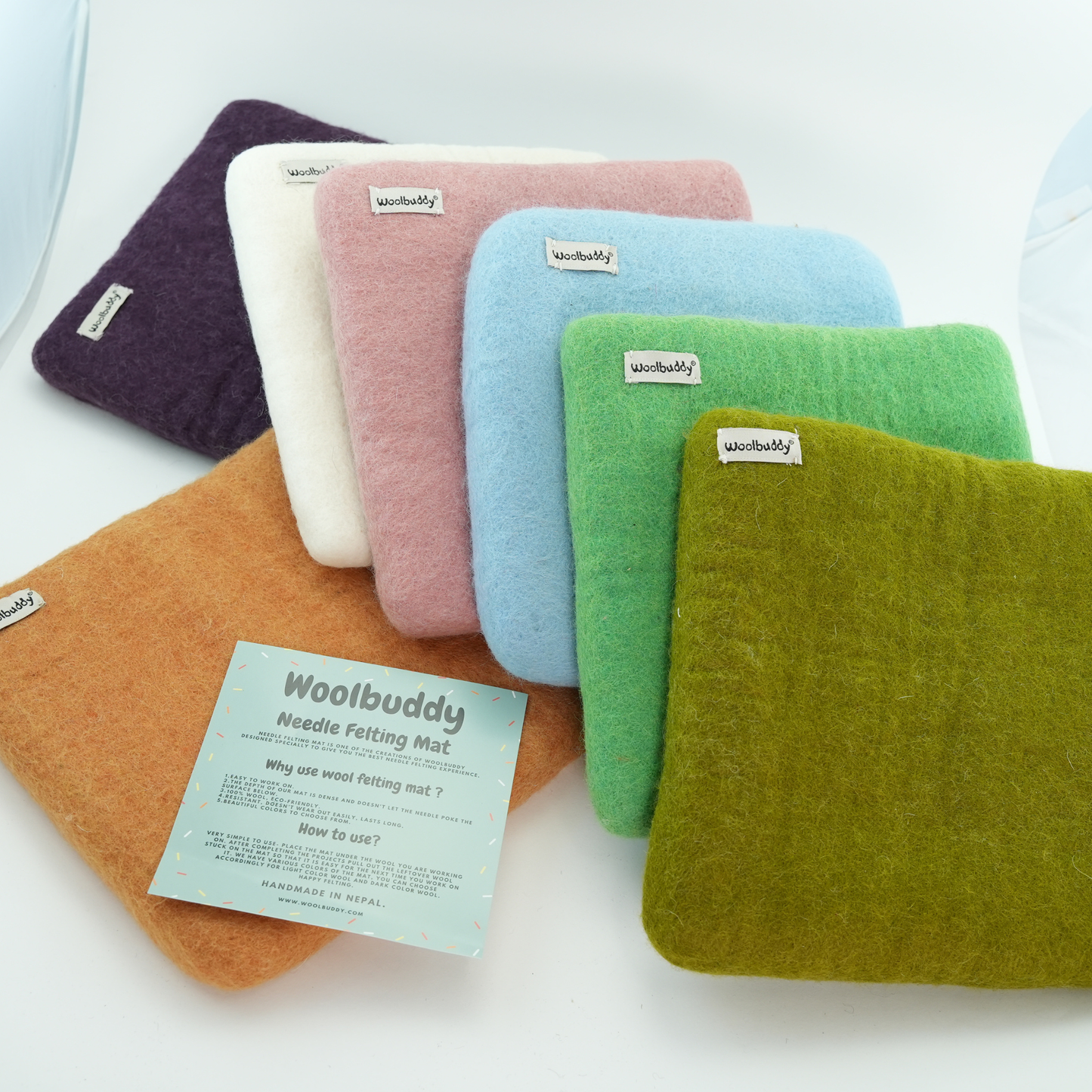 Woolbuddy Needle Felting Mat - Large, Blue