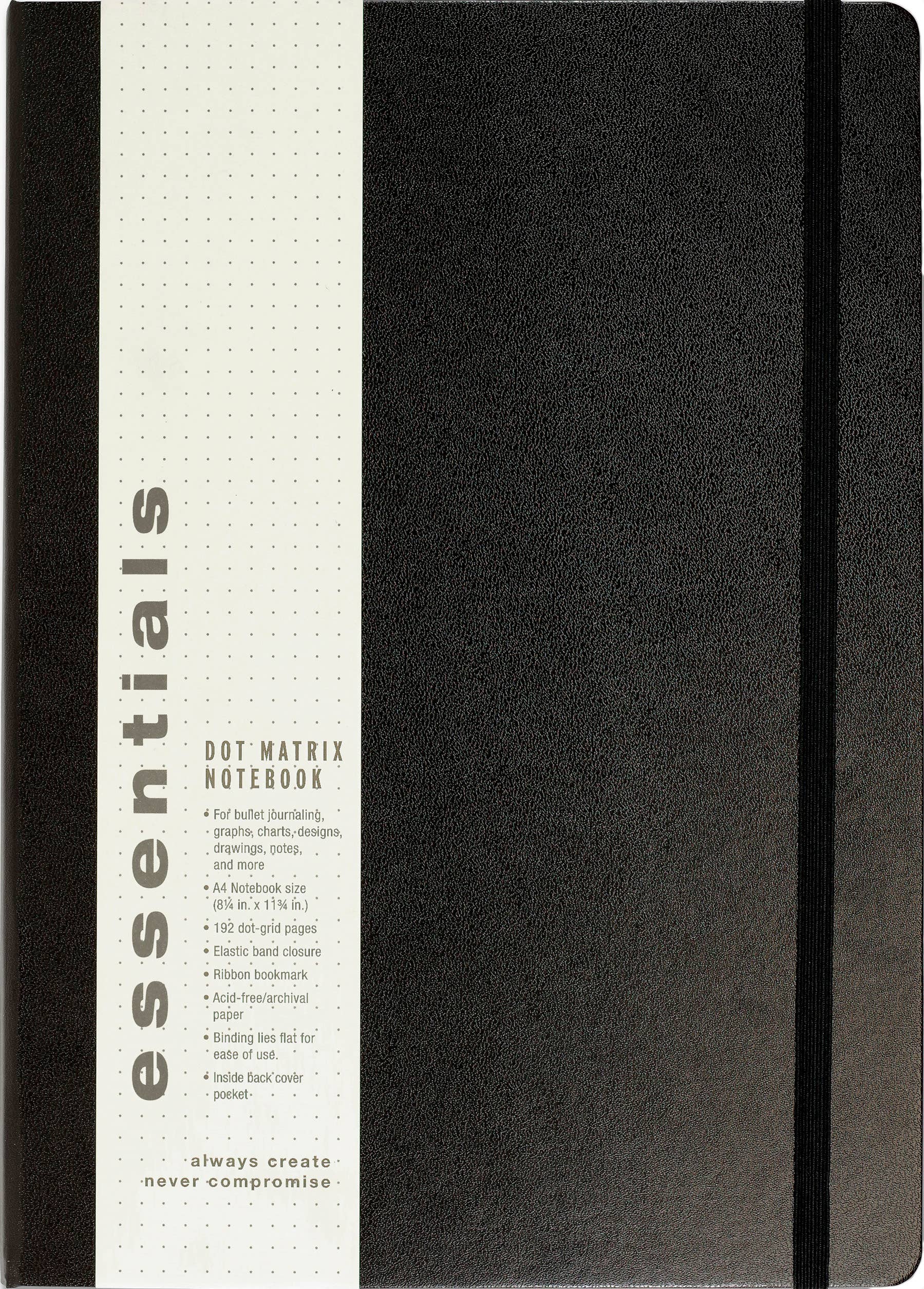 Matrix Notebook CLEARANCE Essentials Dot Matrix Notebook A4 – Blank Canvas Art Supplies
