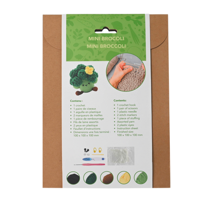"Mini Brocoli Buddy" DIY Crochet Kit