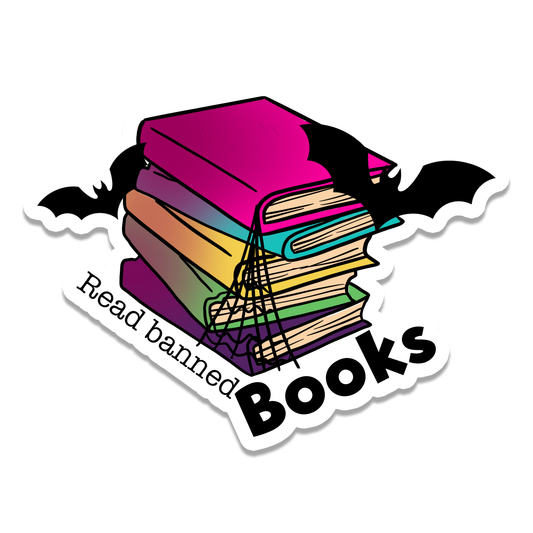 "Read Banned Books" Sticker