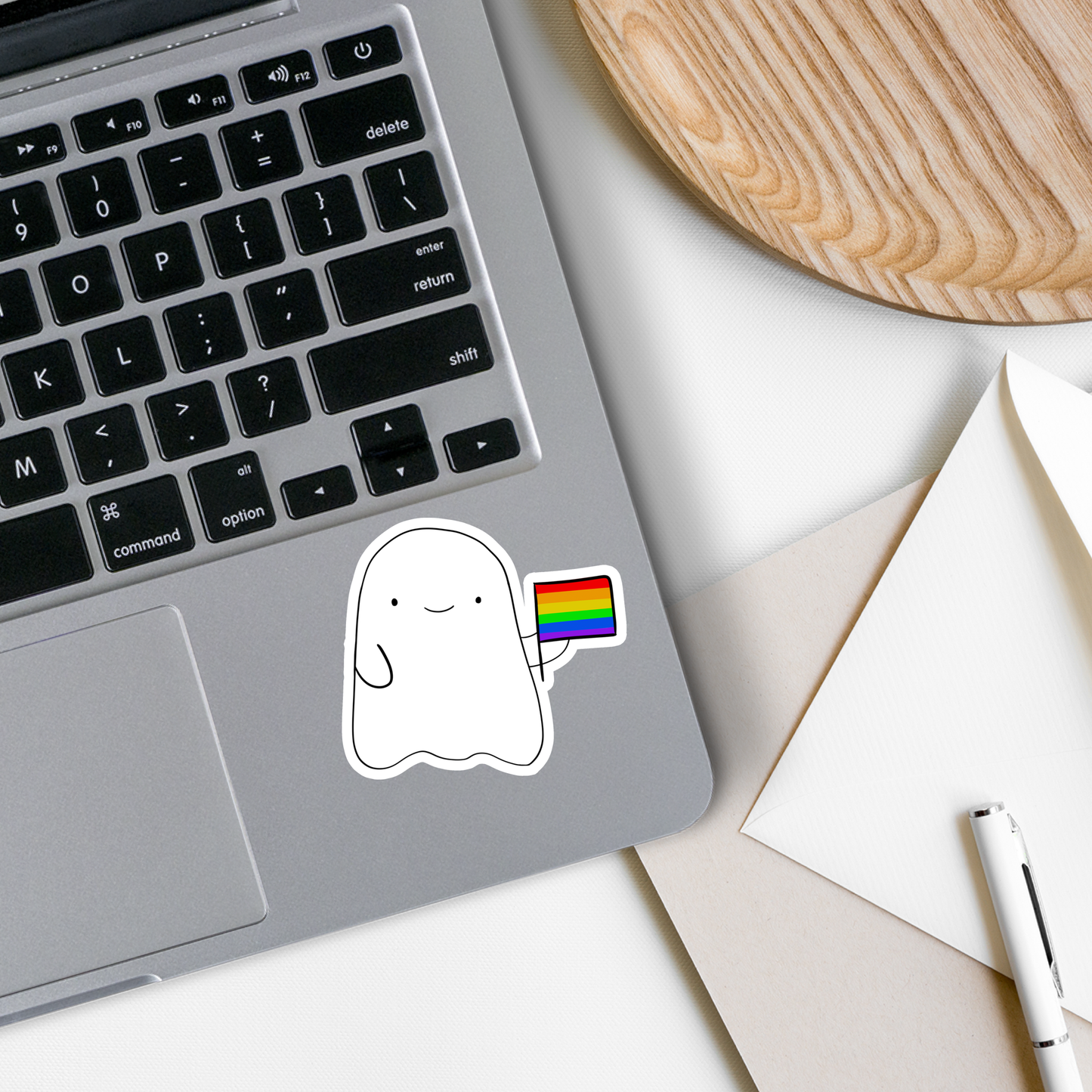 "Ghosty Pride" Sticker