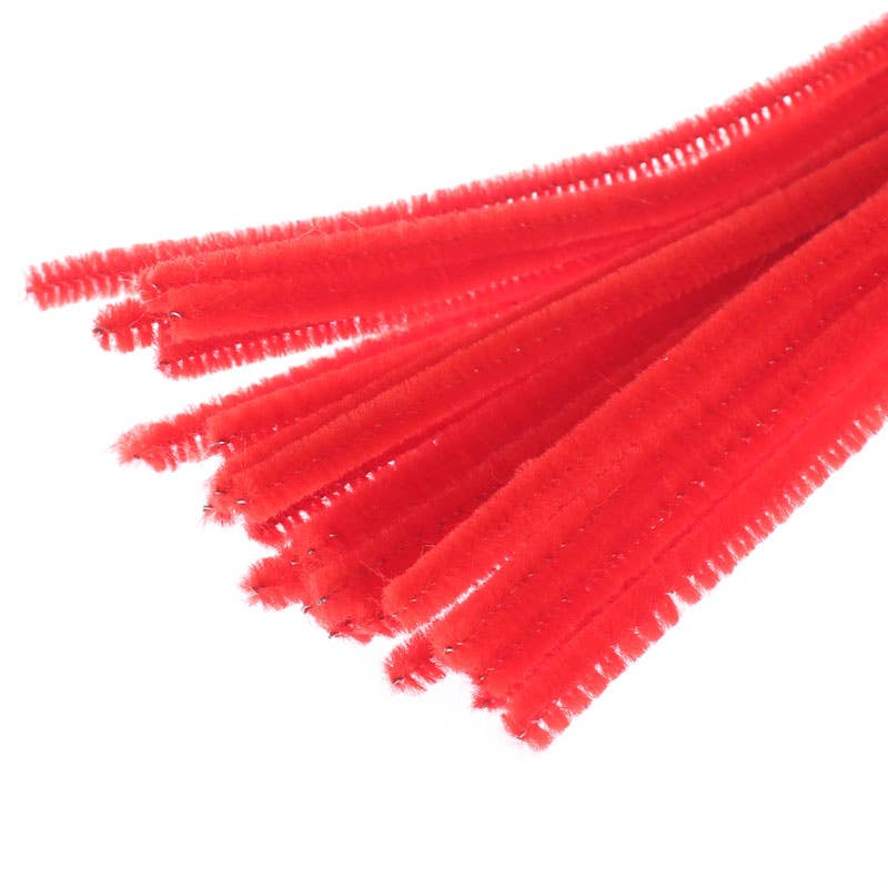 12" Pipe Cleaner Chenille Stems (Packs of 25)