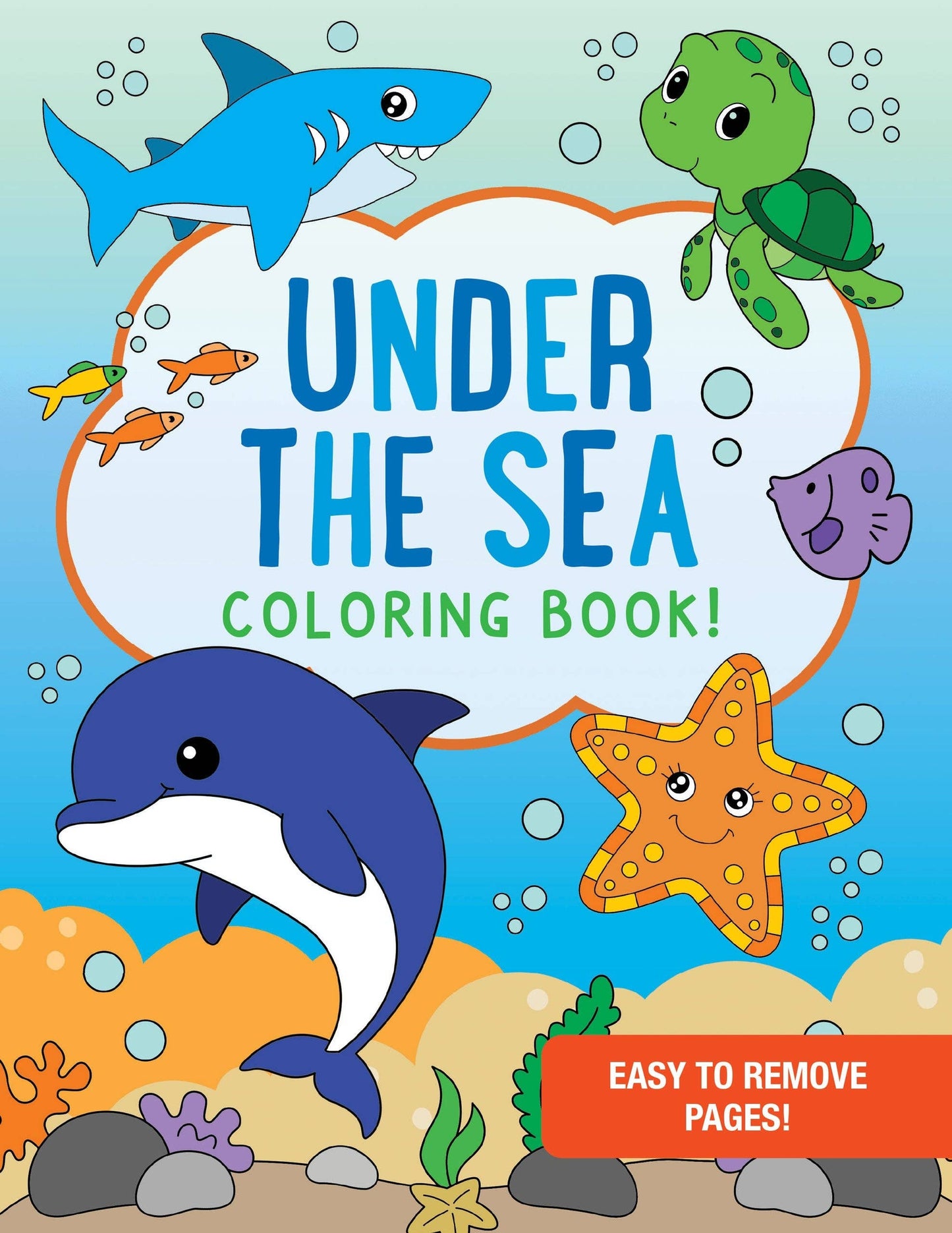 "Under the Sea" Kids Colouring Book