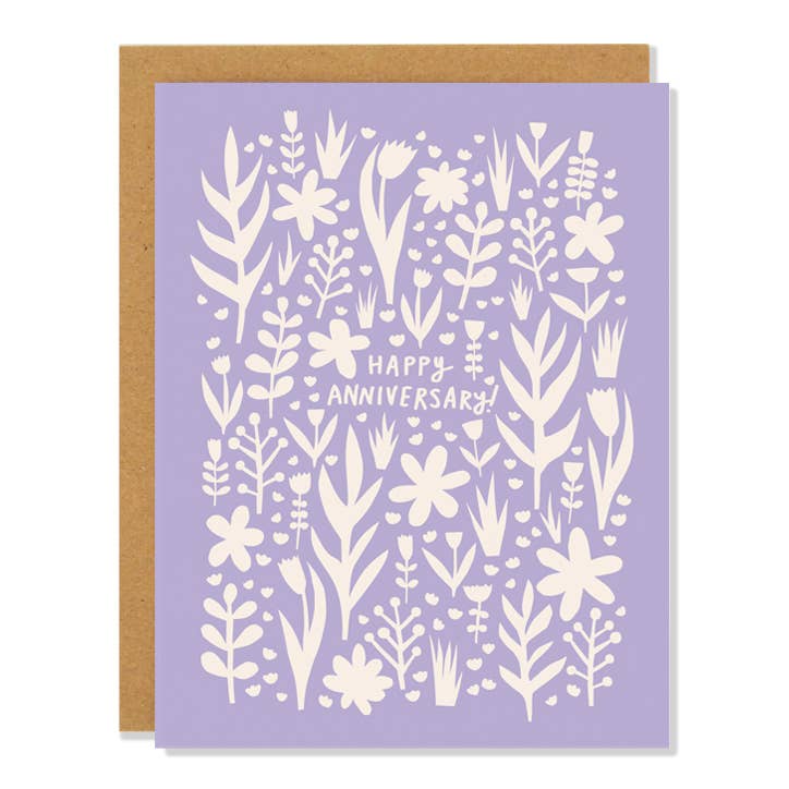 🇨🇦  Lavender Anniversary Card