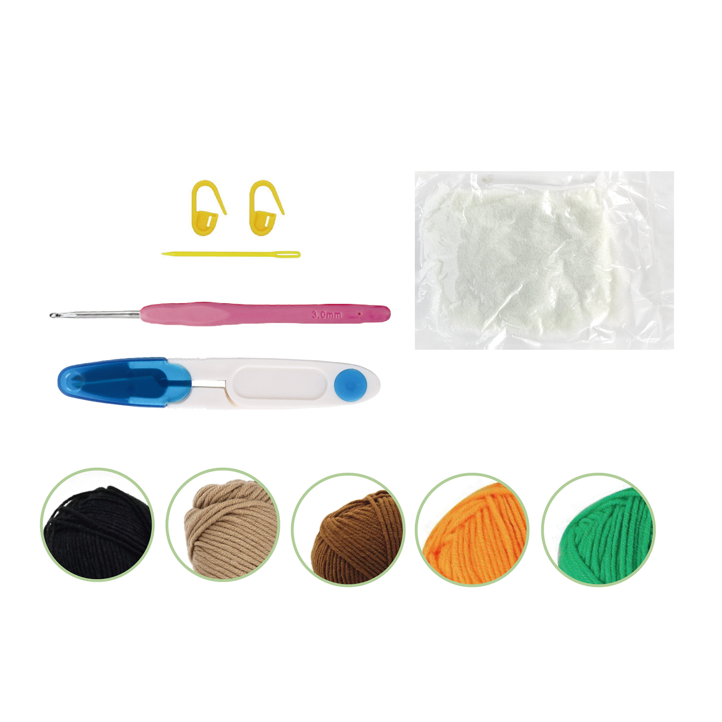 "Chill Capybara" DIY Crochet Kit