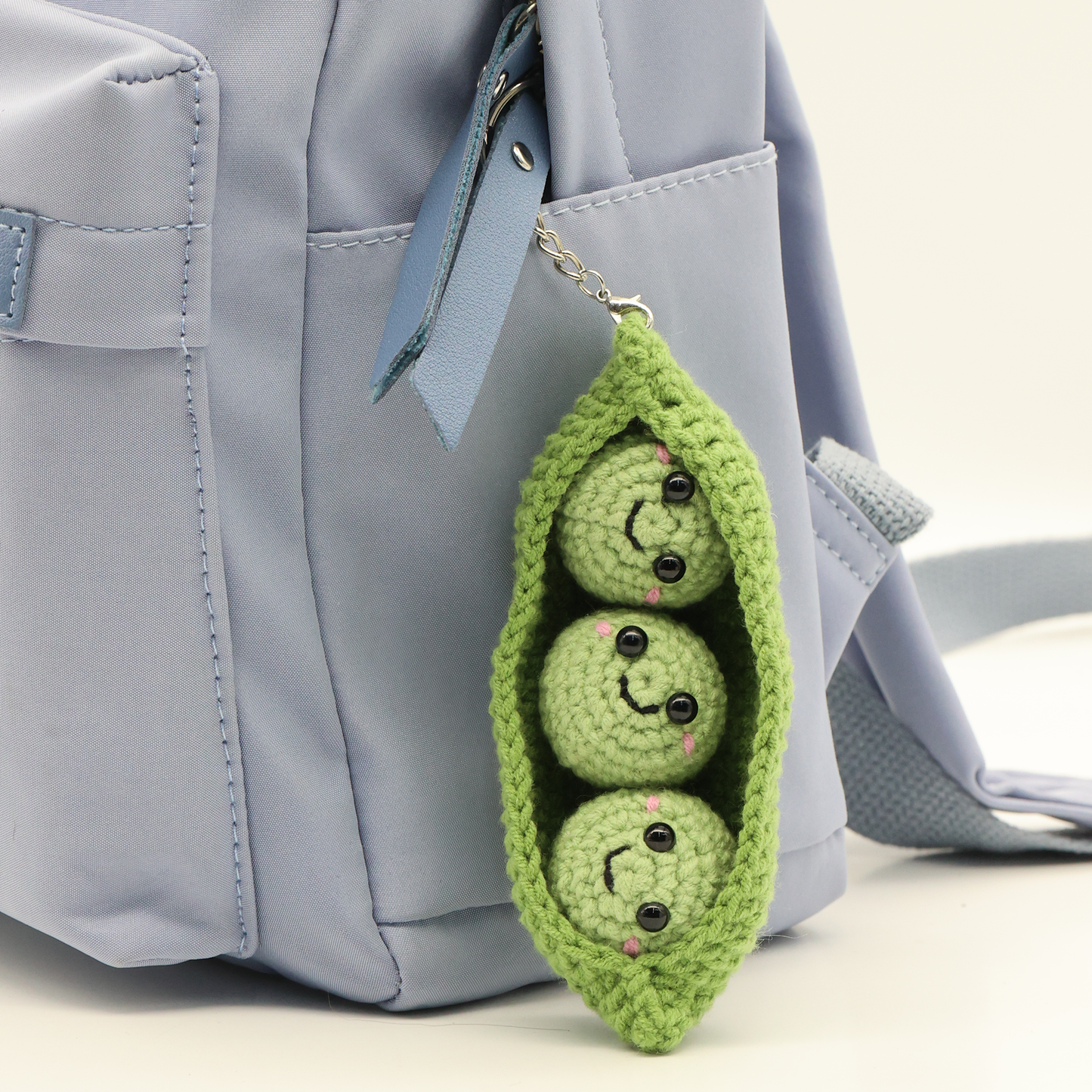"Peas in a Pod" DIY Keychain Crochet Kit