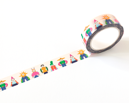 Whimsical People Washi Tape
