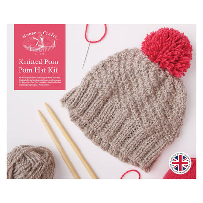 Knitted Pom-Pom Hat Kit
