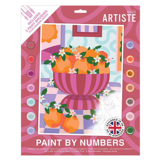 Paint By Numbers "Oranges" 13x16"