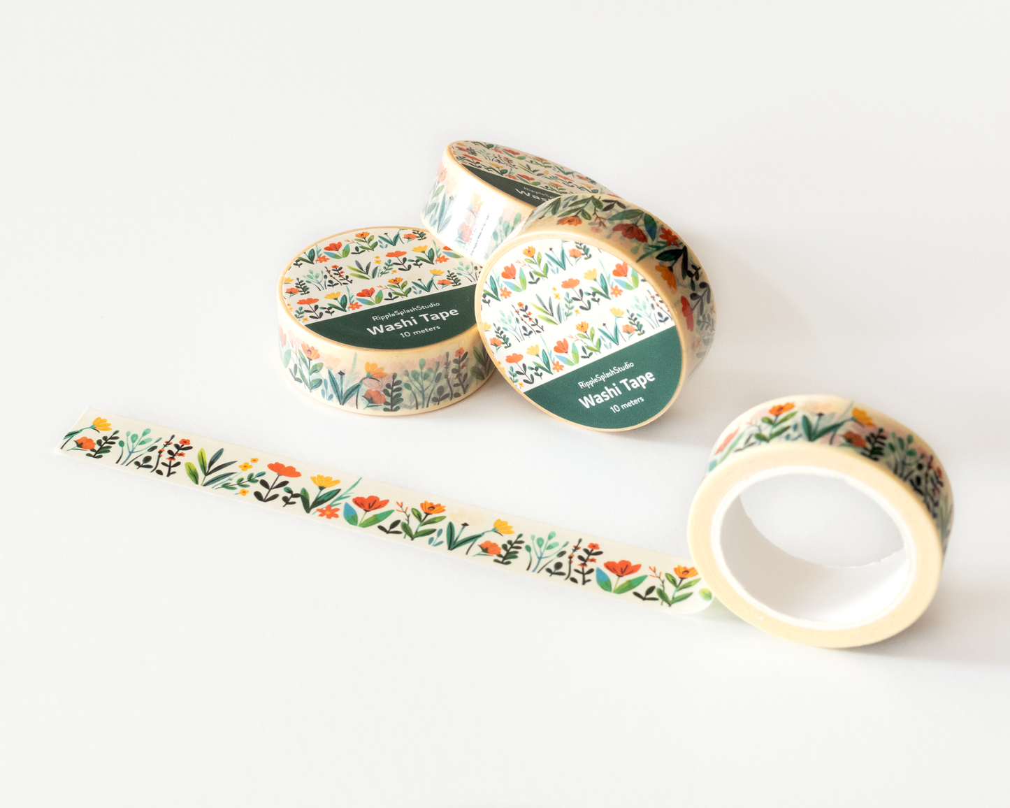 Wildflower Botanical Washi Tape