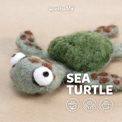 Woolbuddy Needle Felting Kit "Sea Turtle"