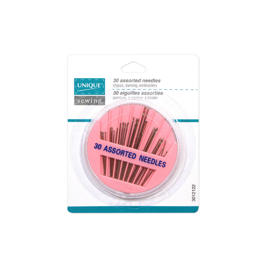 UNIQUE SEWING Hand sewing needles assorted (30pcs)