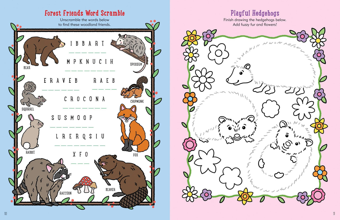 "The Furry Friends" Activity Book