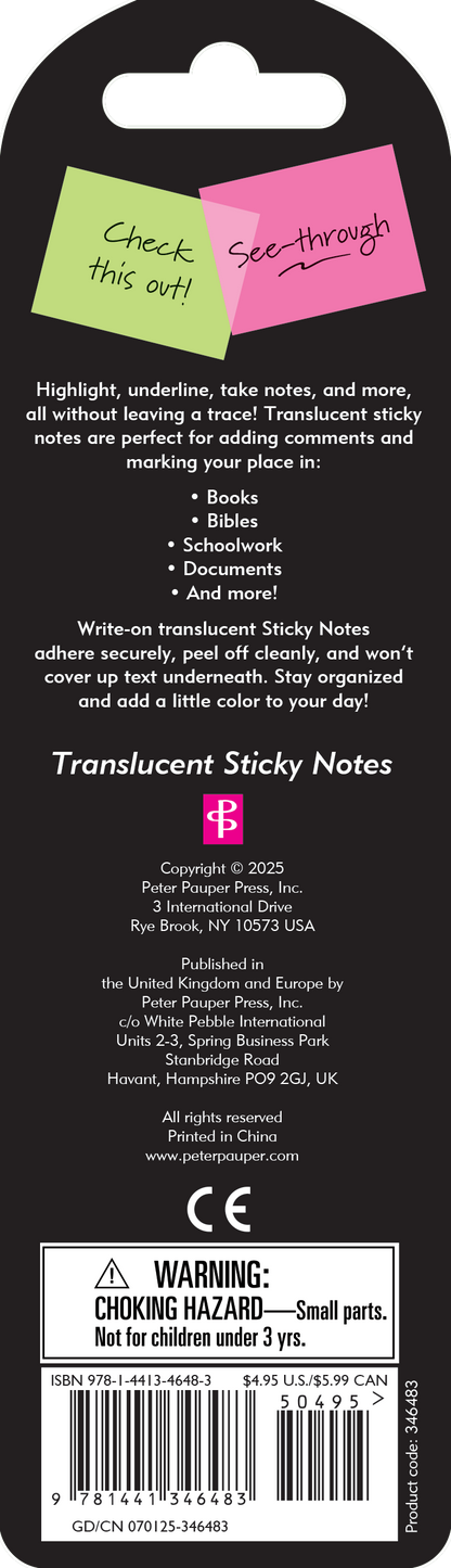 Translucent Sticky Notes