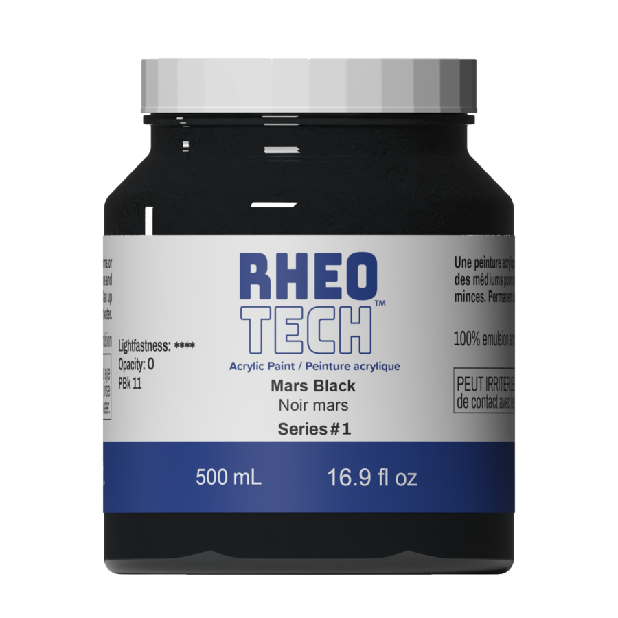 Rheotech Acrylic Colour Mars Black 60mL Tube