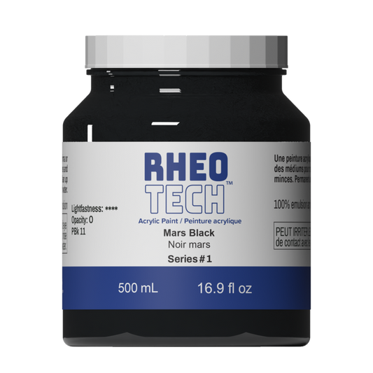 Rheotech Acrylic Colour Mars Black 60mL Tube