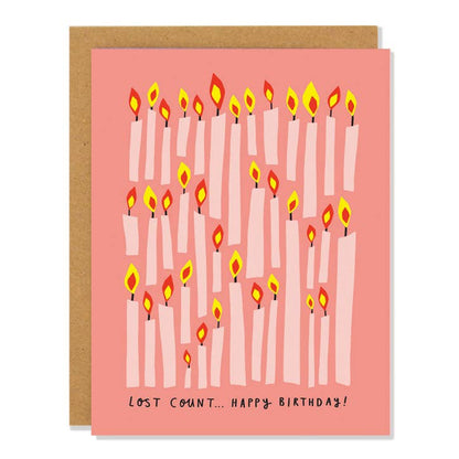 "Lost Count" Birthday Card
