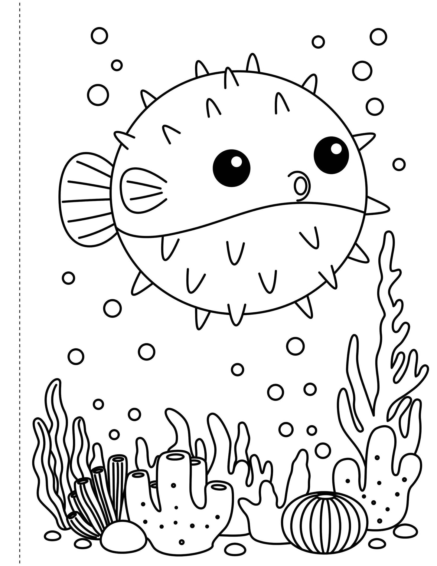 "Under the Sea" Kids Colouring Book