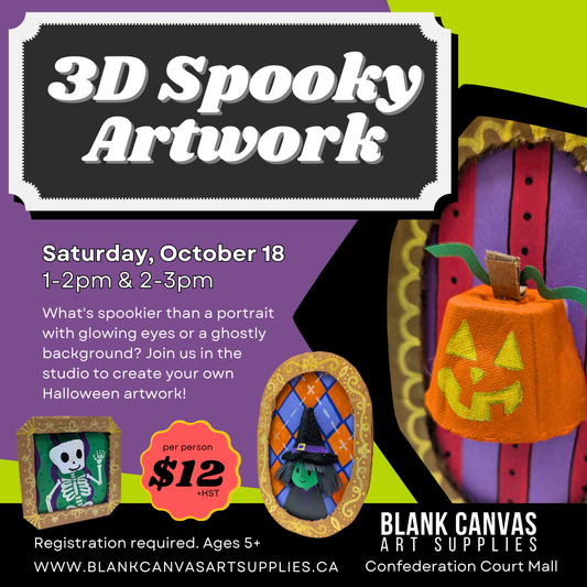 3D Spooky Artwork Saturday, October 18th