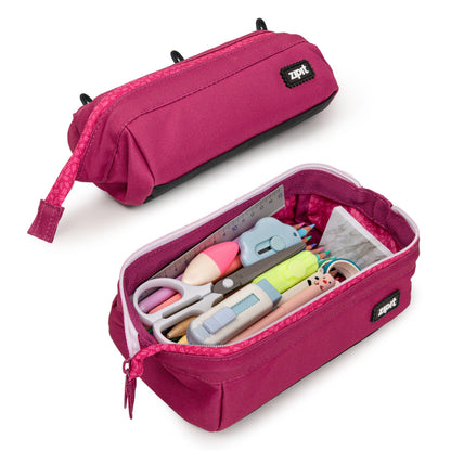 ZIPIT Lenny Pencil Case (Magenta Pink)