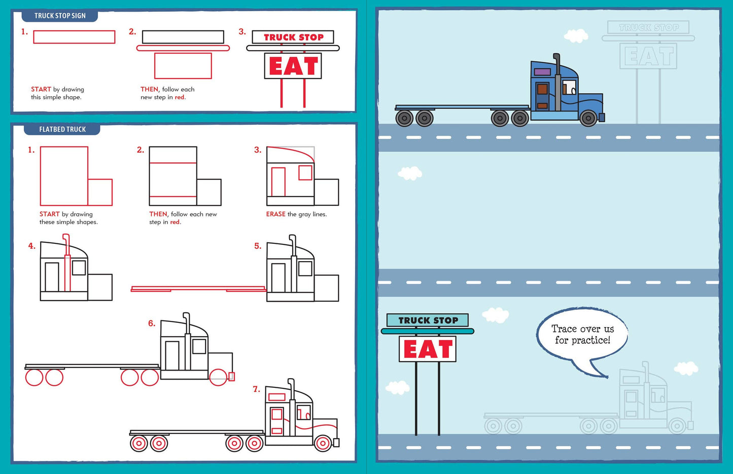 Learn to Draw... Cars, Trucks, & Trains!