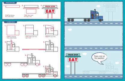 Learn to Draw... Cars, Trucks, & Trains!