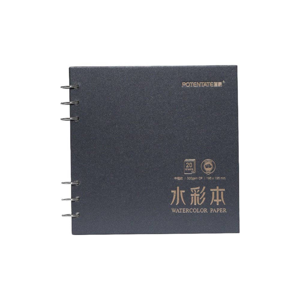 Spiral Bound Watercolour Book CP 7.6x7.6" 140lb 100% Cotton