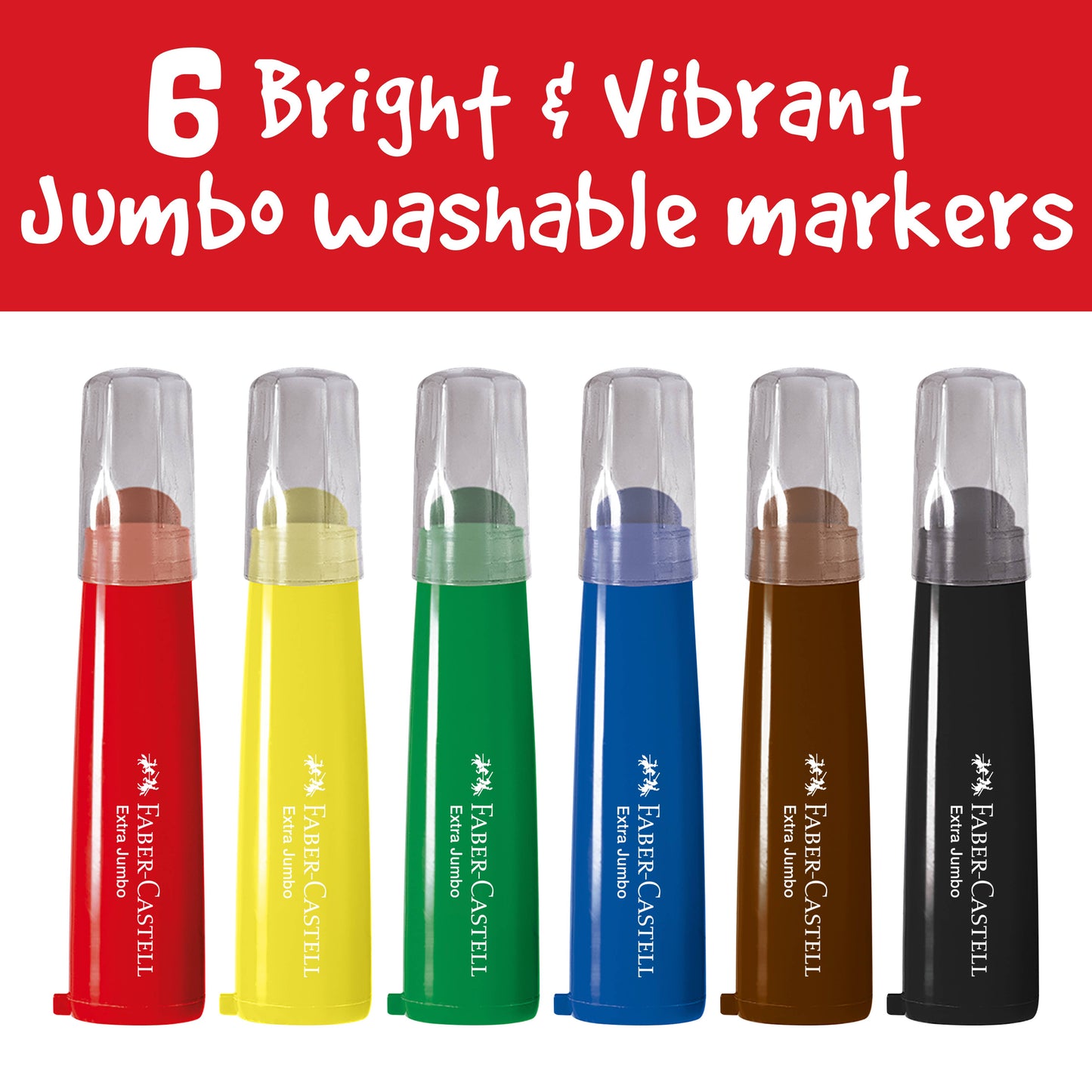 Faber-Castell Little Creatives Ultra Washable Markers Set of 12