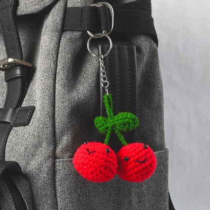 "Cherries" DIY Keychain Crochet Kit