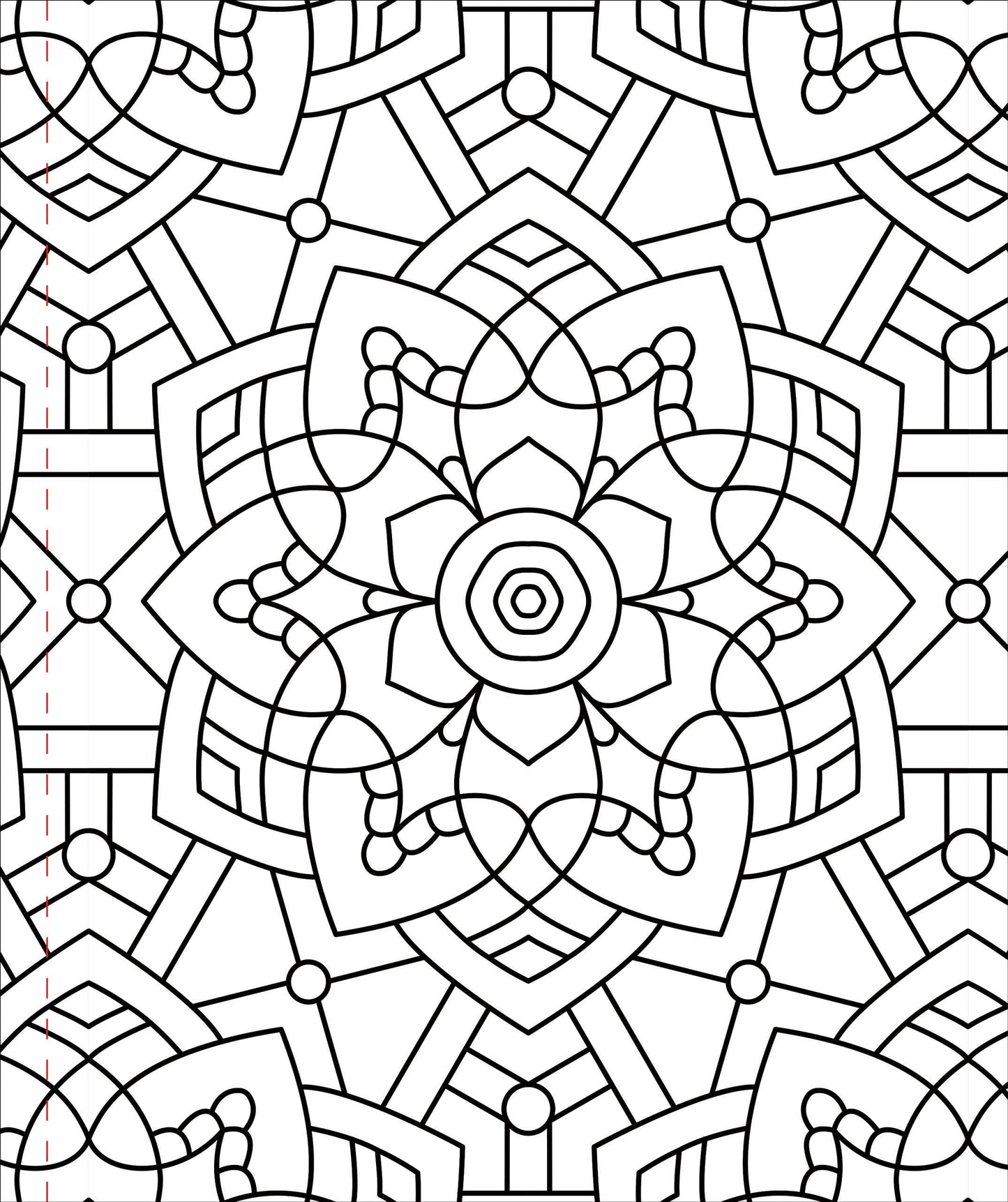 Large Print Colouring Book "Colour Me Calm"