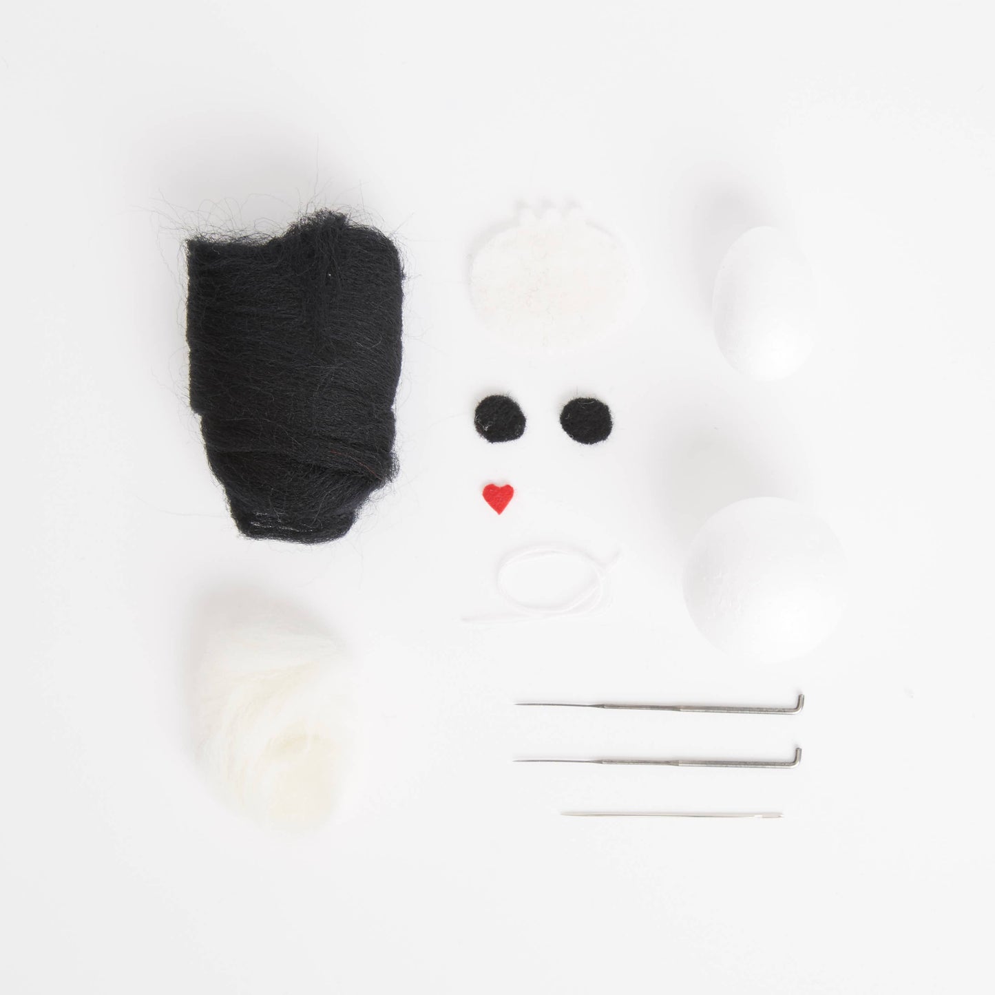 Needle Felting Kit "Miss Skeleton"