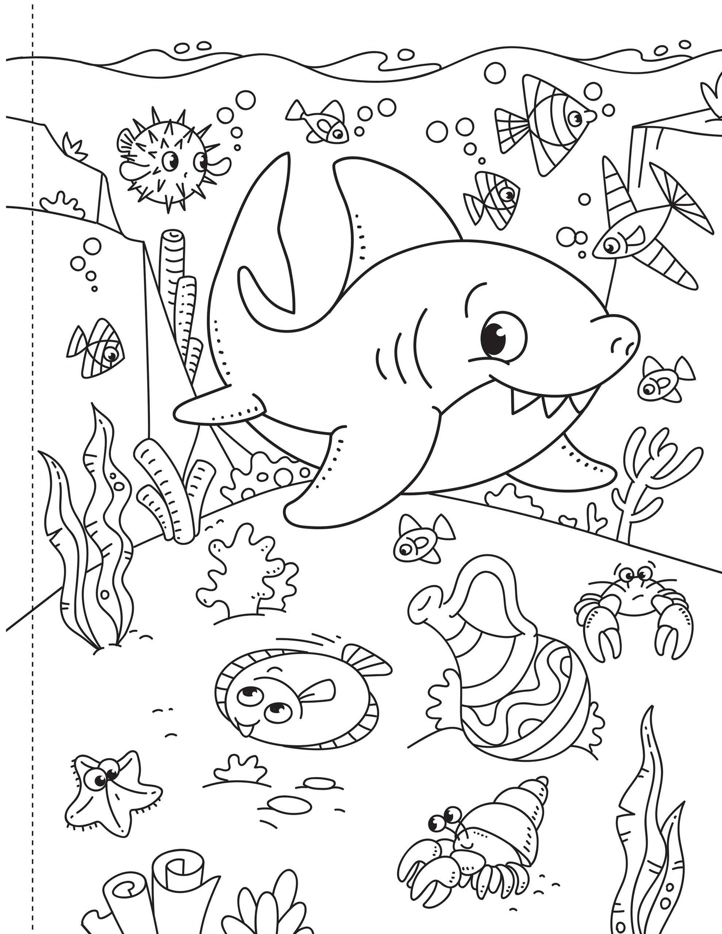 "Under the Sea" Kids Colouring Book
