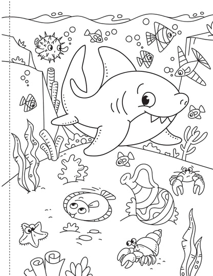 "Under the Sea" Kids Colouring Book