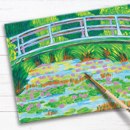 Faber Castell Paint by Number Museum Series "The Japanese Footbridge - Monet"